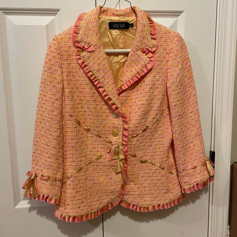 Rickie Freeman Teri Jon adorable blazer (see my listings for the skirt)